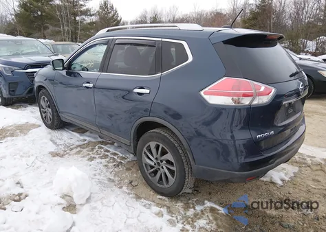 2016 Nissan Rogue Sl from USA, damaged, VIN KNMAT2MV4GP729598